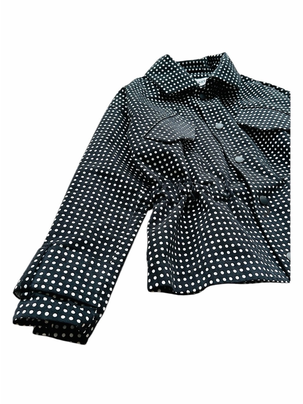 Issey Miyake Black Perforated Generic Polka Dots textured Designer - Picture 3 of 16